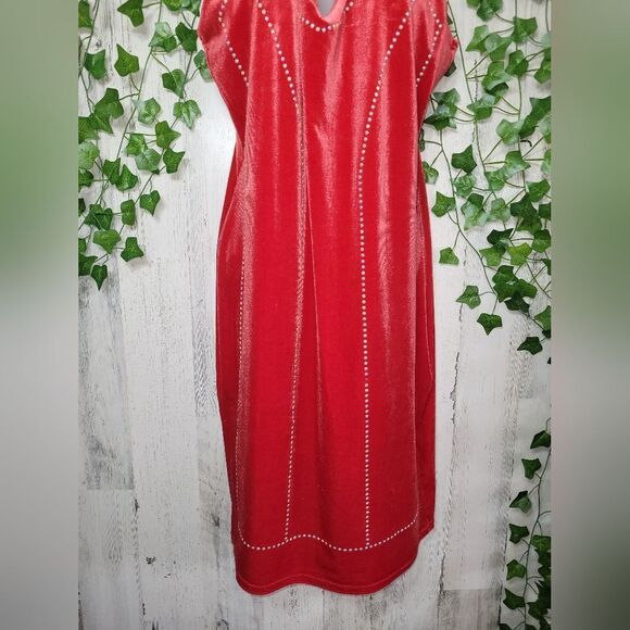 NWT Emma & Posh Velour Dress - Picture 7 of 15